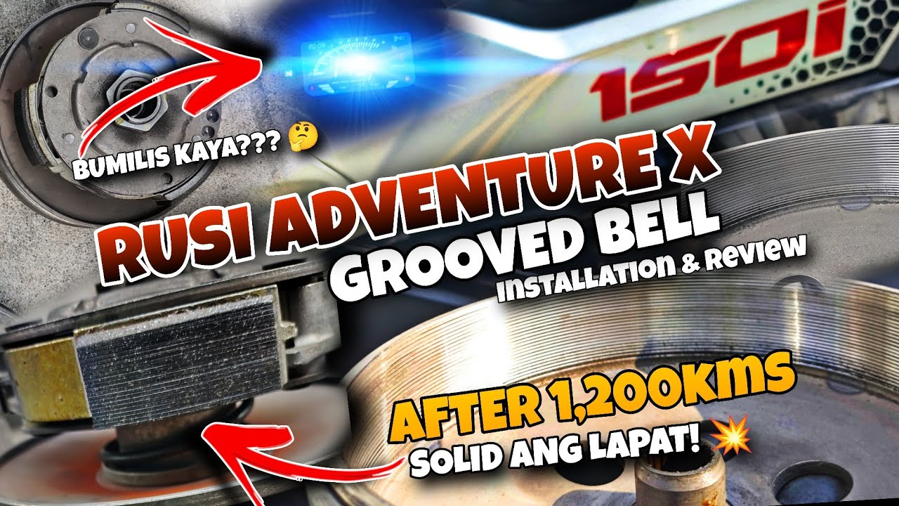 Grooved Bell Installed | Performance and Durability Review after 1,200kms mileage | Rusi Adventure X