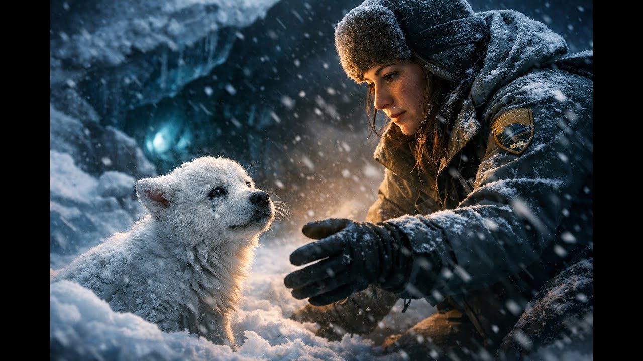 A Snow Wolf Cub’s Cry Led a Female Ranger Into the Frozen Cave