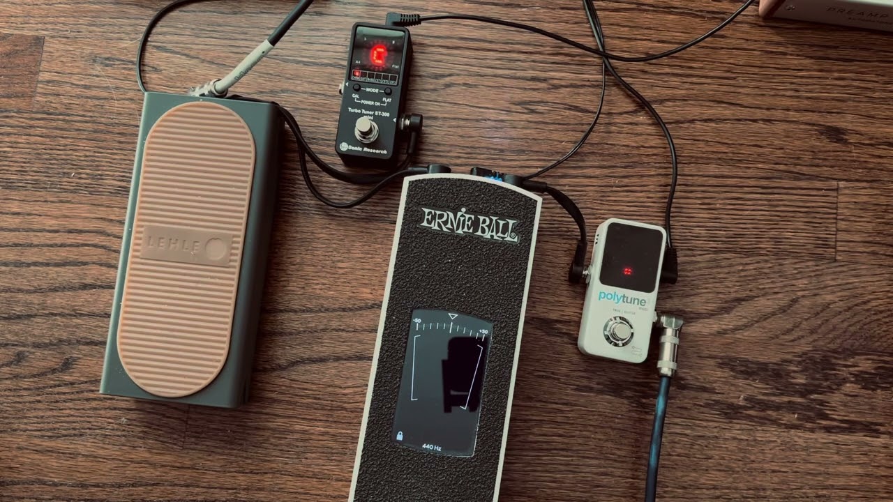 Shootout of the Sonic Research ST-300 Mini Turbo Tuner, TC PolyTune Mini 3, & Ernie Ball VPJR Tuner