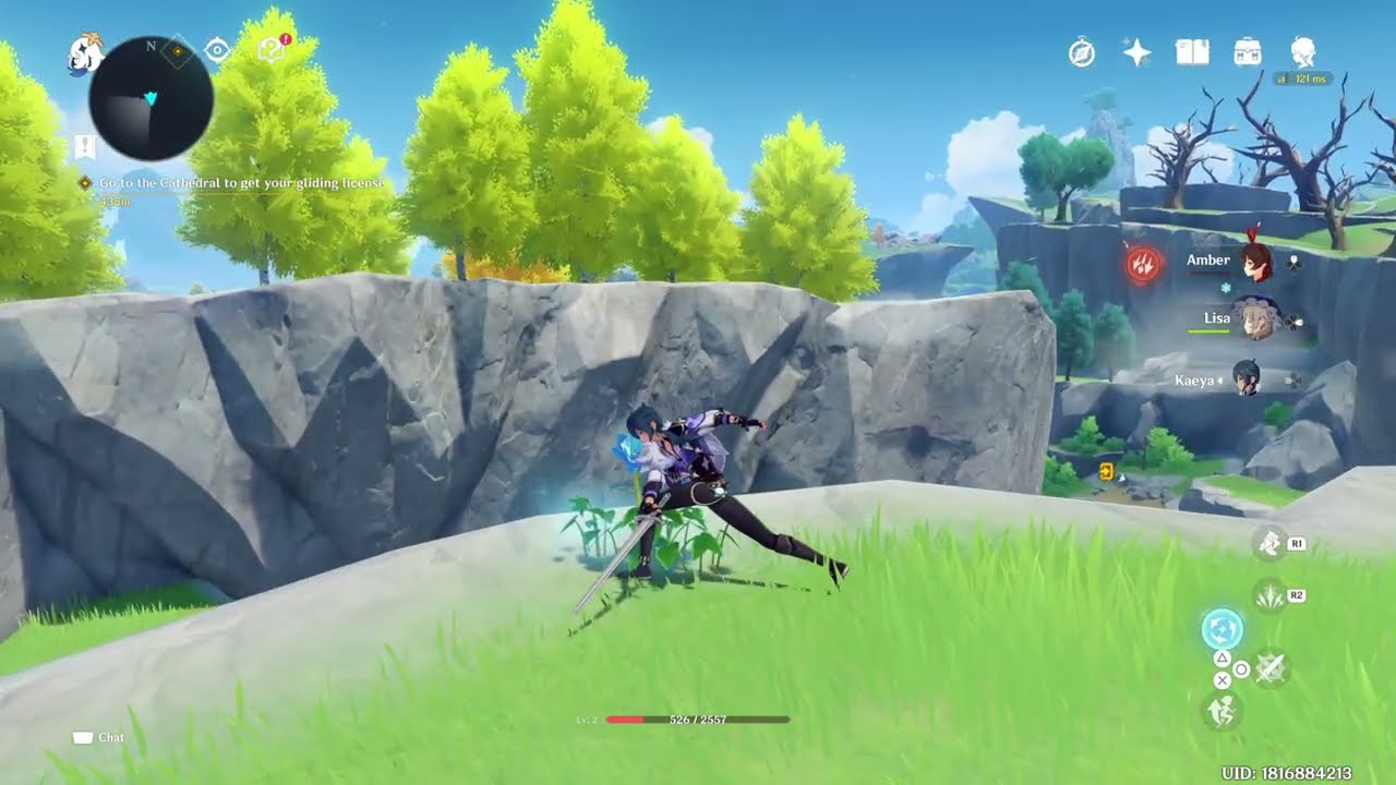 Genshin Impact #15 - Go to the Cathedral to Get Your Gliding License - GAMEPLAY
