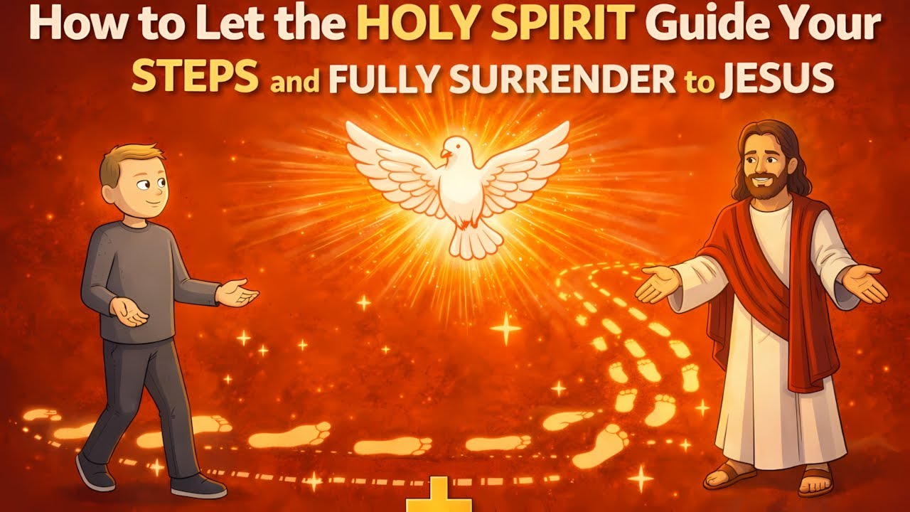 How to Let the HOLY SPIRIT Guide Your STEPS and FULLY SURRENDER to JESUS