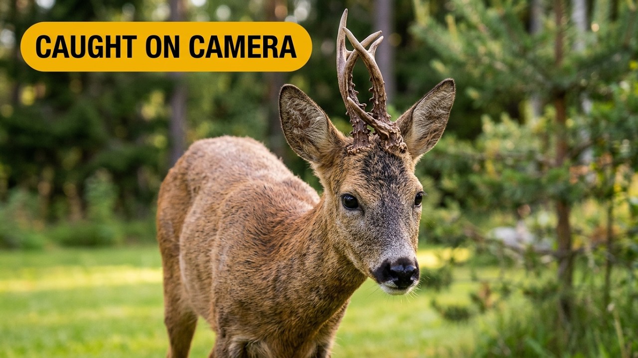Swedish Backyard Wildlife Caught on Camera | Roe Deer, Fox & Badger
