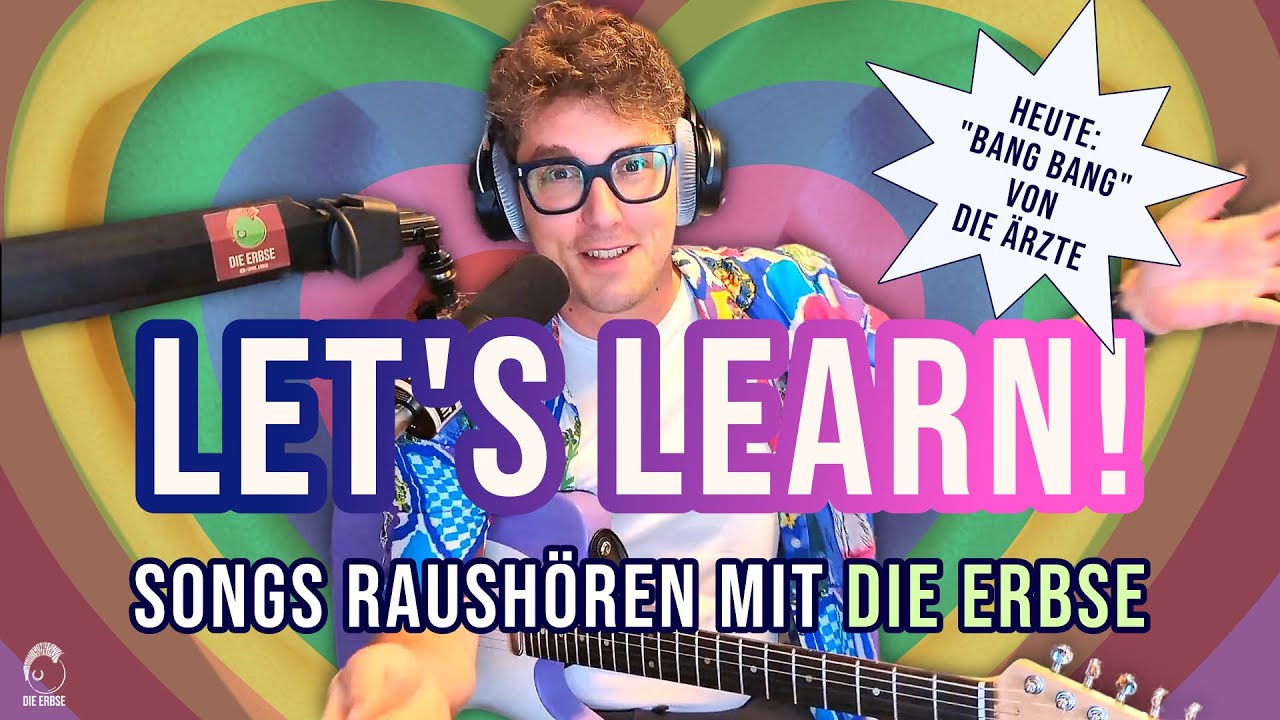 Let's Learn! Songs raushören mit die Erbse  - Nr 1. 
