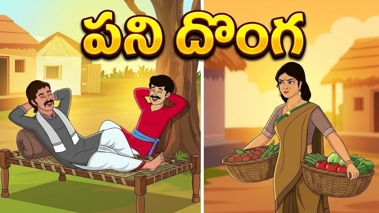 పని దొంగ - Telugu Stories  - stories in Telugu  - Moral Stories in Telugu - తెలుగు కథలు