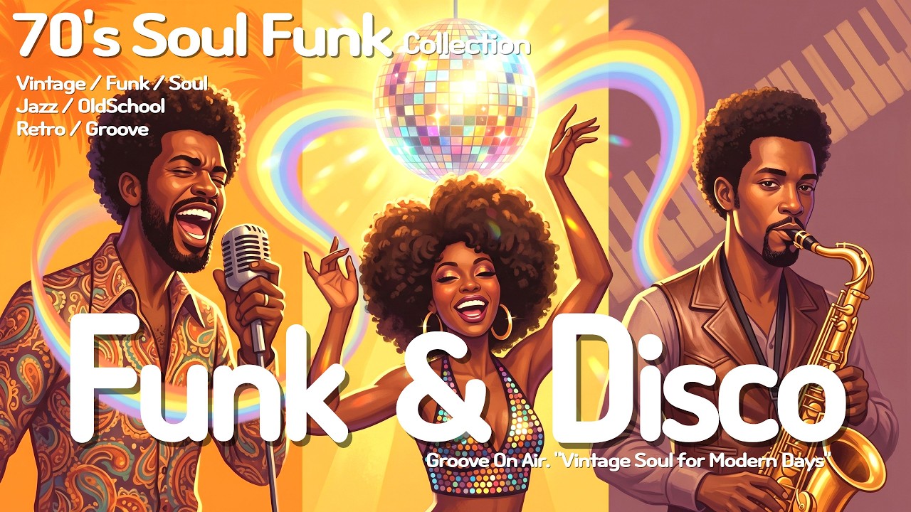 70-е: Фанк и Диско Соул ✨ Salty Sweat & Золотая Эра 💎 Soul Funk, Jazz Funk Mix 🎹