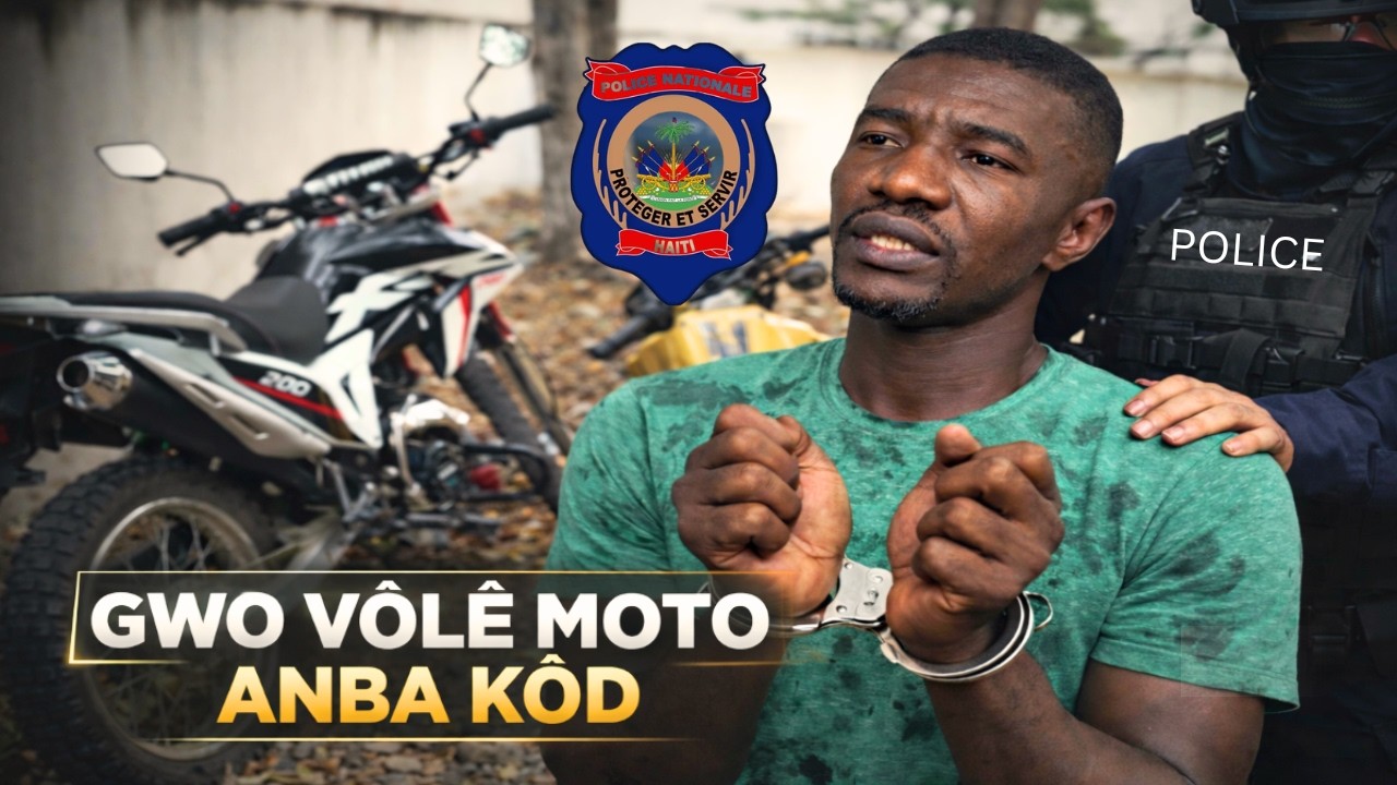 FLASH!  Plizyè Gwo VÒLÈ MOTO anba kòd nan gwo Operasyon Komisè aken ak lapolis mennen, Yap temwaye