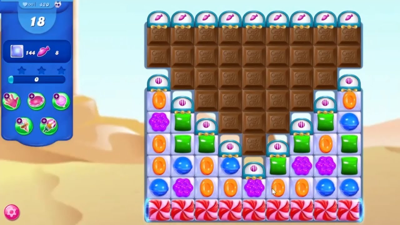 Candy Crush Saga LEVEL 420 NO BOOSTERS (new version)