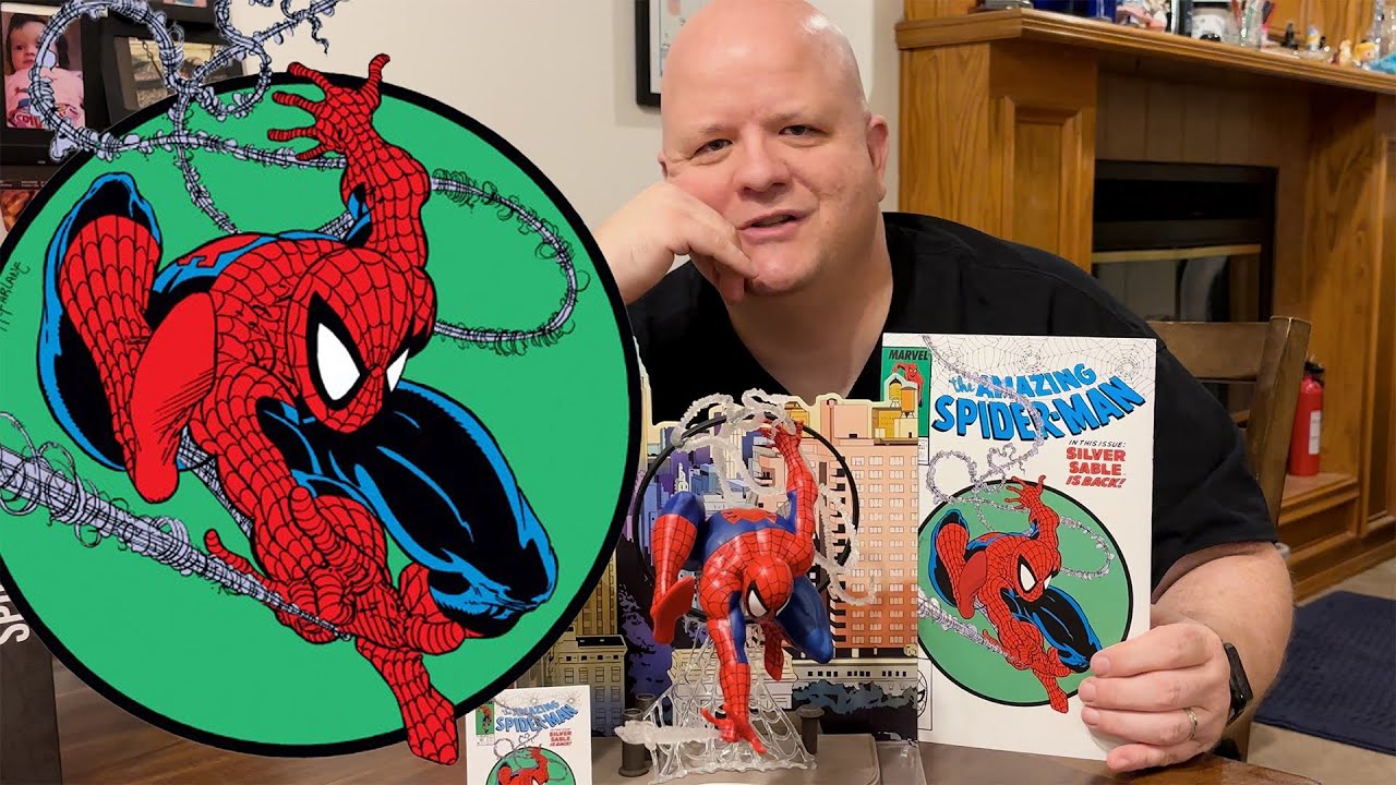 Распаковка статуэтки Человека-паука Amazing Spider-Man 301 от McFarlane 
