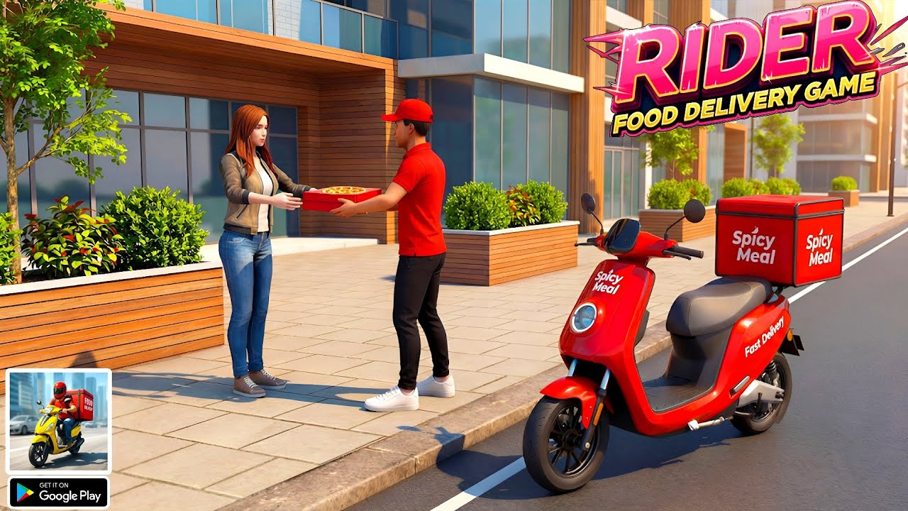 Food Delivery Rider Simulator 3D – Android Gameplay 
