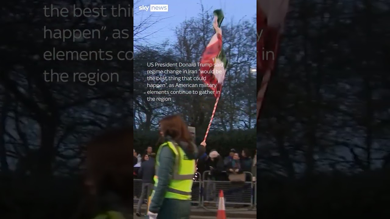 Protests in London against Iranian regime