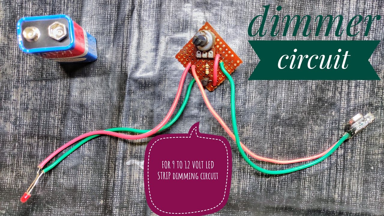 how to make led dimmer circuit || how to make led light dimmer || yo yo rocking scientist industries