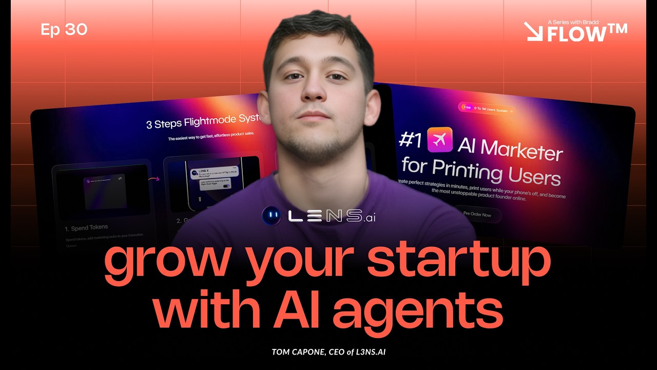 $54M Agency to AI Product Marketer: Future of Solo Founders Explained w/ Tom Capone | Ep 30 | FLOW™