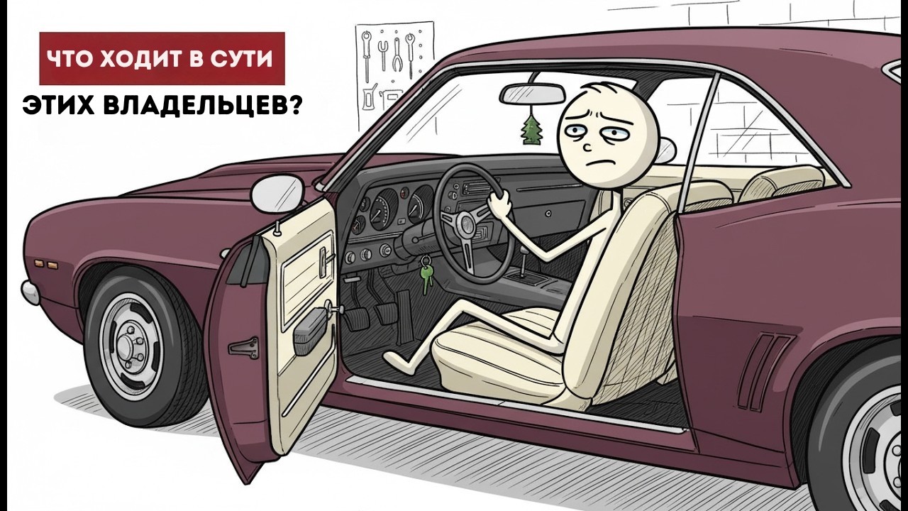 Психология людей, которые водят старые американские маслкары