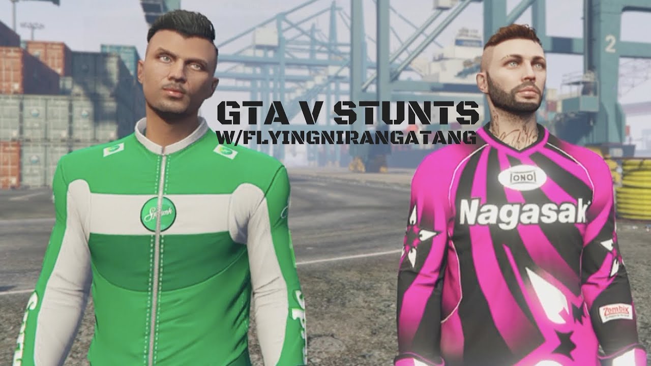 JAMMY RACES| GTA V STUNTS W/FLYINGNIRANGATANG