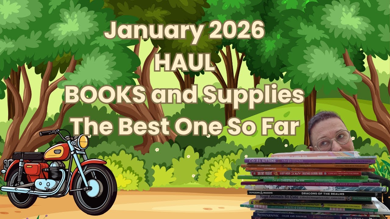 January 2026 Haul Books and Supplies, The Best One Yet.