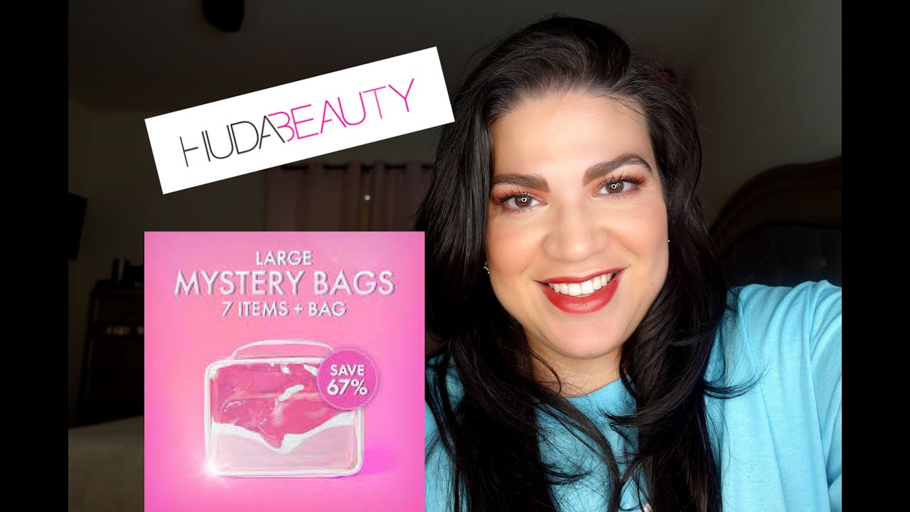 HUDA BEAUTY LARGE MYSTERY BAG!!!!