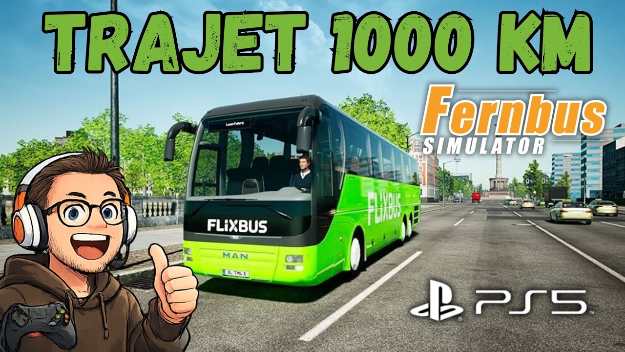 FERNBUS SIMULATOR : Trajet 1000 km ! PS5