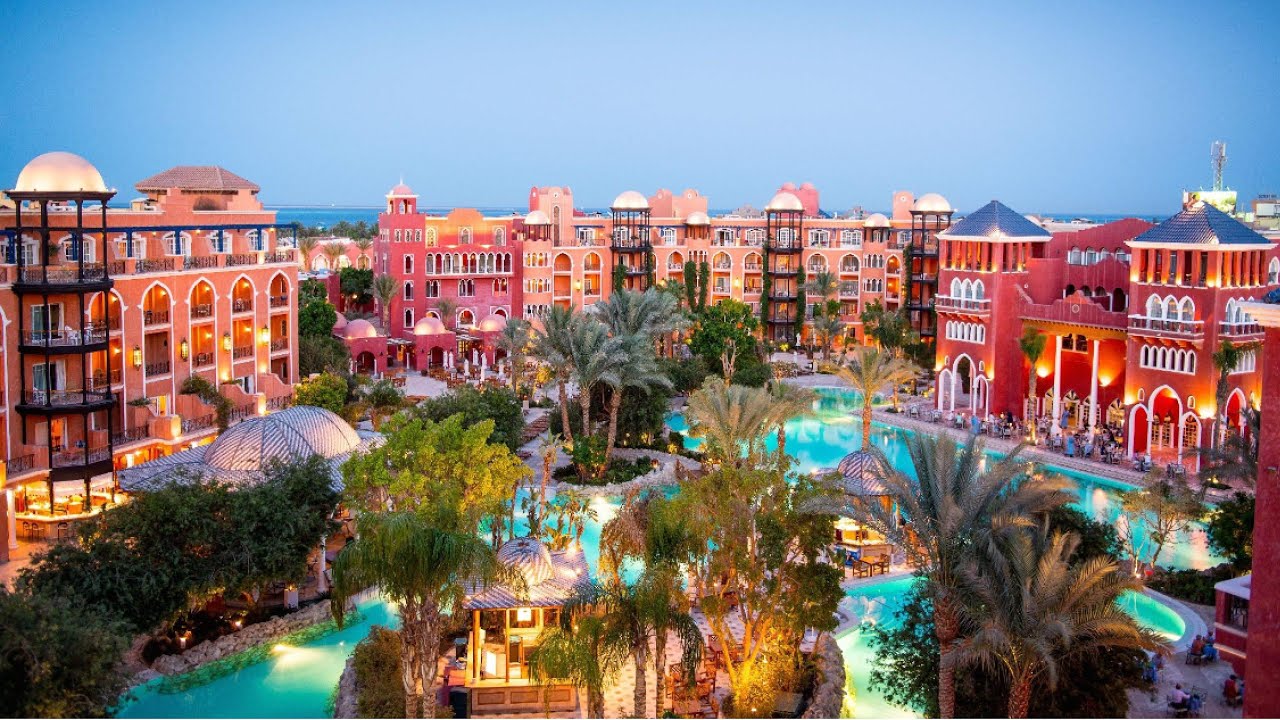 The Grand Resort Hurghada / Ägypten / Egypt ( Strand und Meer von Grand Palace & Grand Hotel )