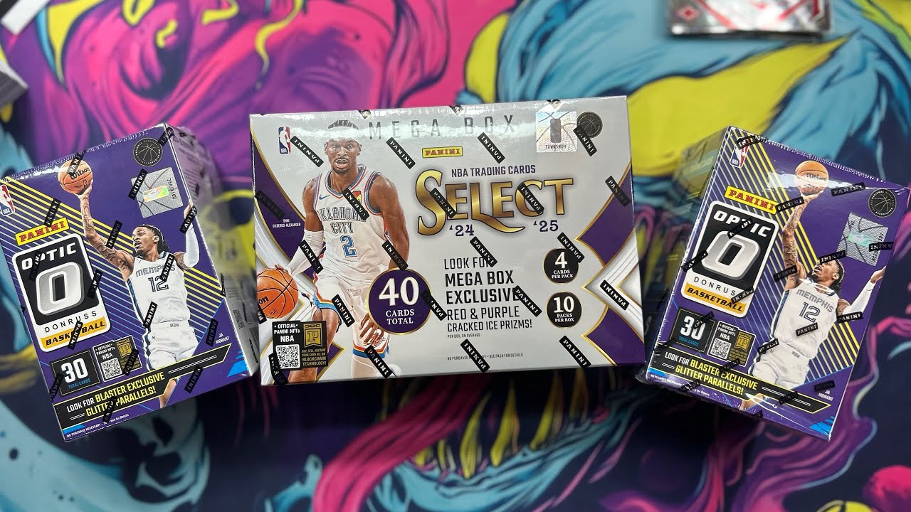 24-25 Select Mega box , Optic blaster boxes Downtown chase