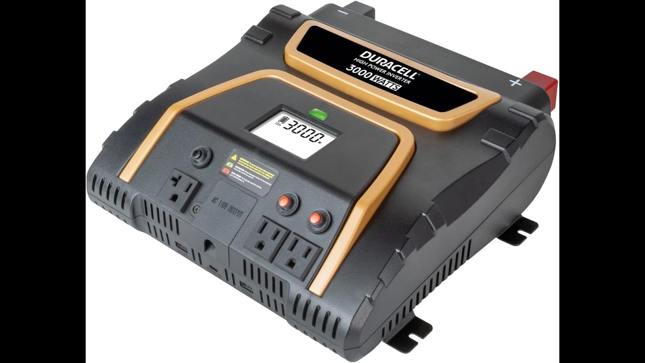 Duracell 3000 watt Portable Inverter Review - Pros & Cons - Battery-Biz inverter