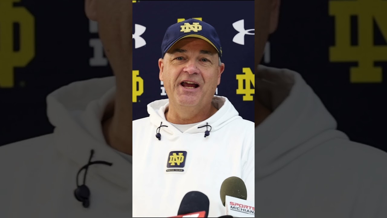 #shorts #notredame Mike Denbrock Second Year of Offensive System