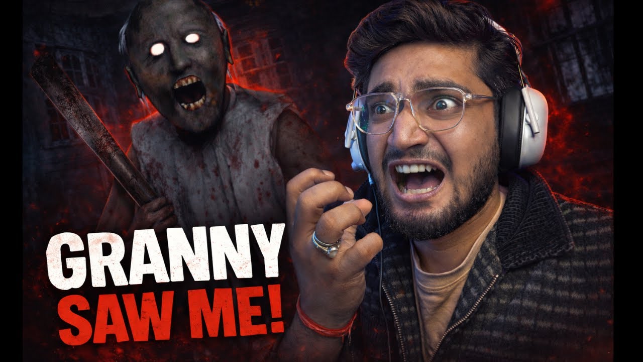 GRANNY LIVE GAMEPLAY || GRANNY LIVE HORROR GAMEPLAY VIDEO #1 #granny #shorts #shortslive #horrorgame