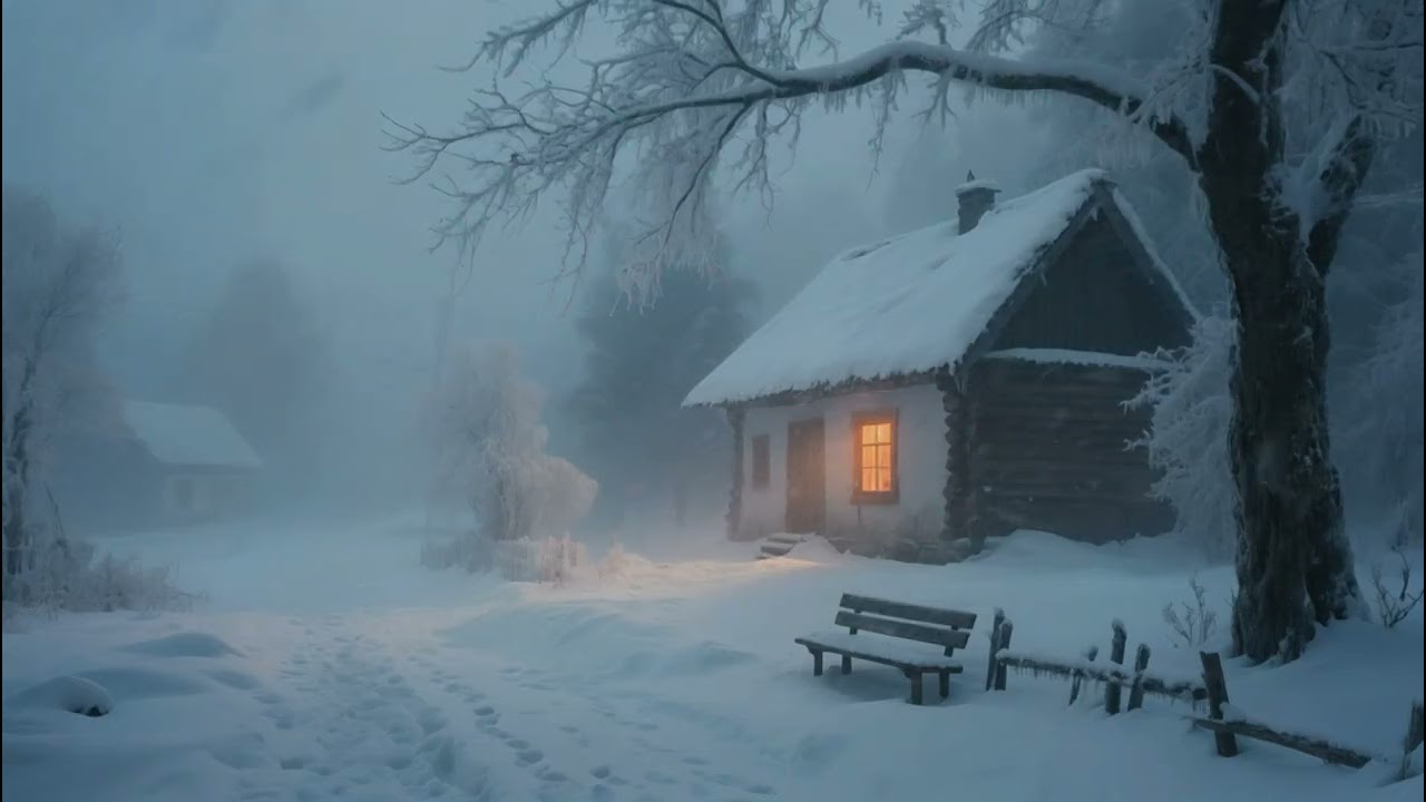 Blizzard Snow Sounds for Sleeping | Deep Relaxation & Stress Relief
