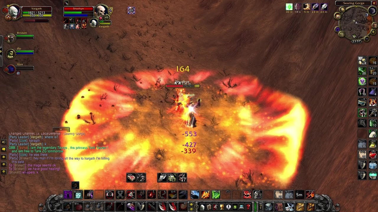 Blue rogue vs rank 14 paladin with Sulfuras