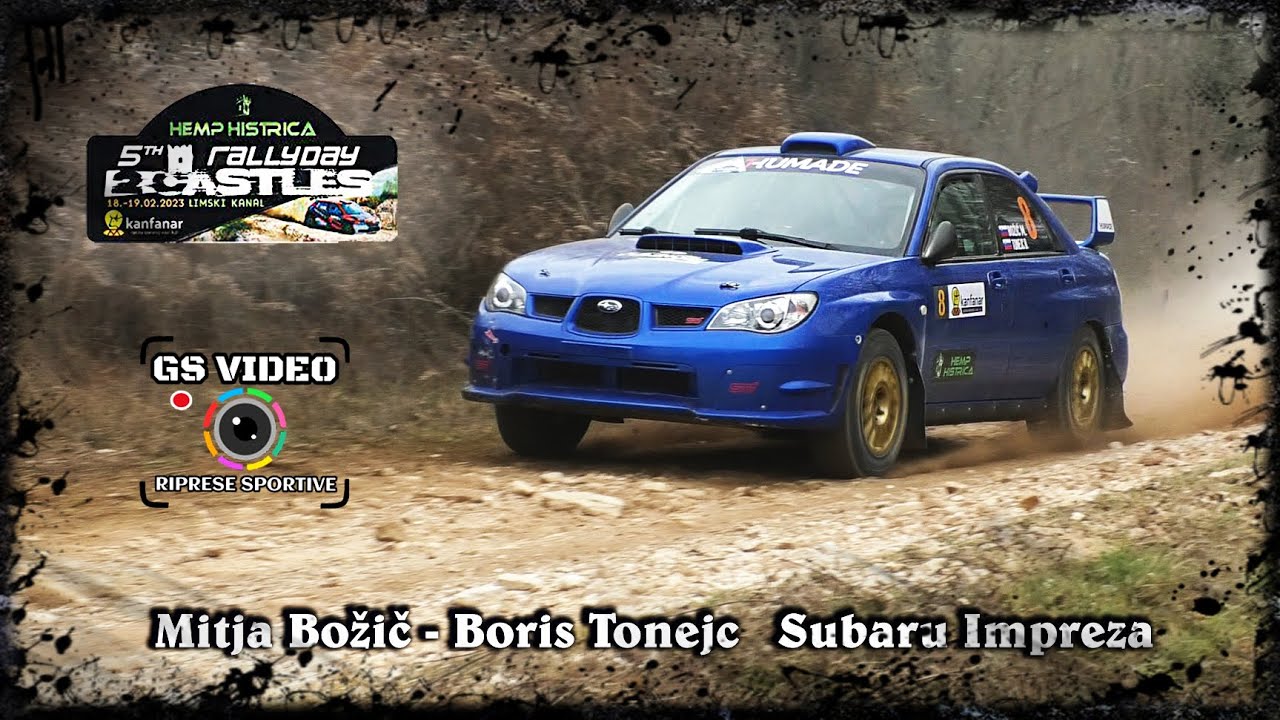 5° RallyDay Due Castelli 2023 | Mitja Božič - Boris Tonejc | Subaru Impreza