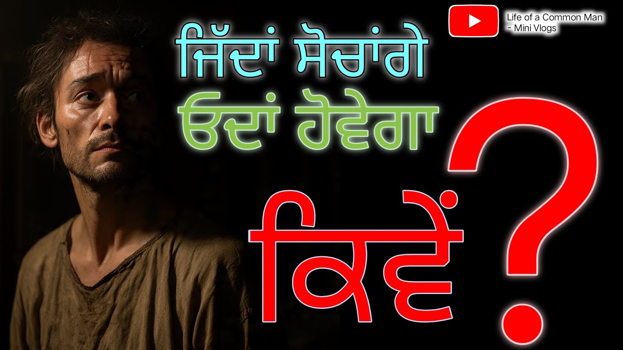 Day 103 - ਜਿੱਦਾਂ ਸੋਚਾਂਗੇ ਓਦਾਂ ਹੋਵੇਗਾ। ਕਿਵੇਂ?