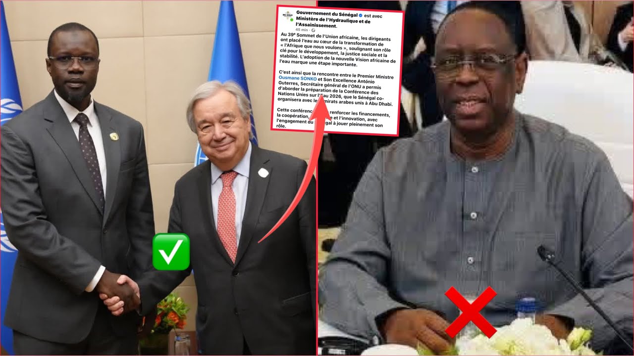 C’est fini pour Macky…!? Ce que Ousmane SONKO & Antonio Guterres se sont dit… Candidature Controver…