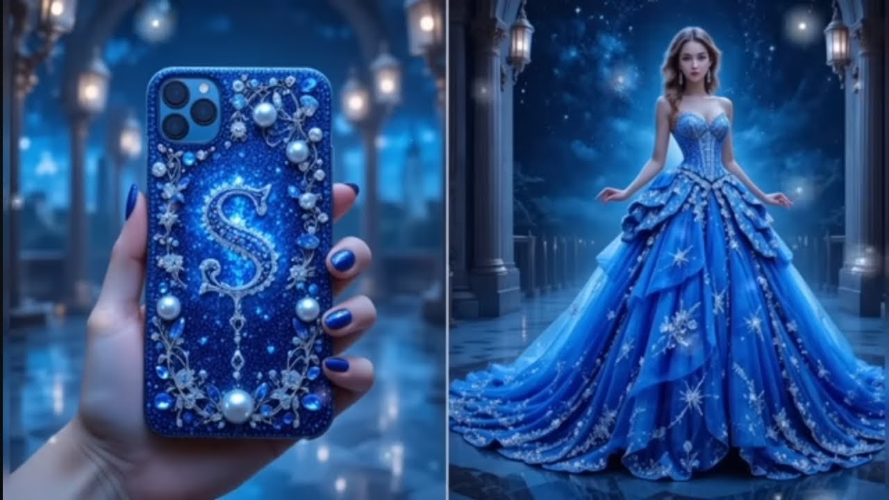 Choose beautiful phncase gown designs acc to your name's first letter👗📱#viral #trending #viralvideo 