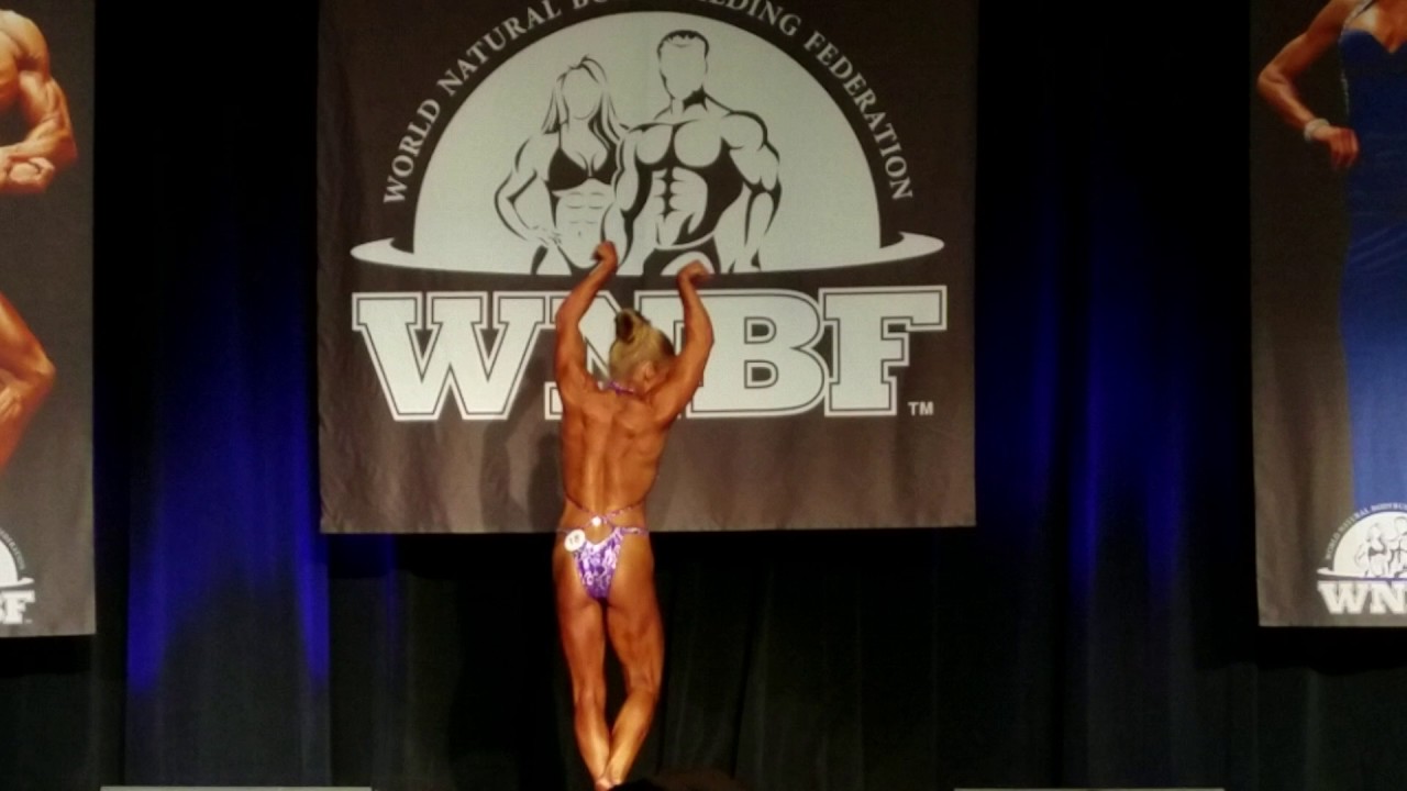 Cathy Vail bodybuilding routine   2016 WNBF World Championships