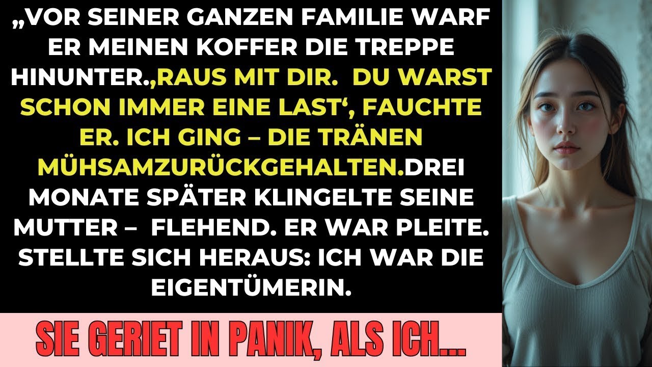 Er warf mich raus – vor seiner Familie
