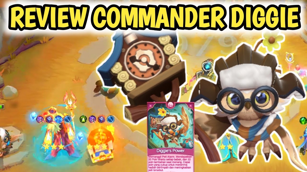 NEW COMMANDER DIGGIE | CARA BERMAIN COMMANDER DIGGIE #magicchessgogo #mcgg 