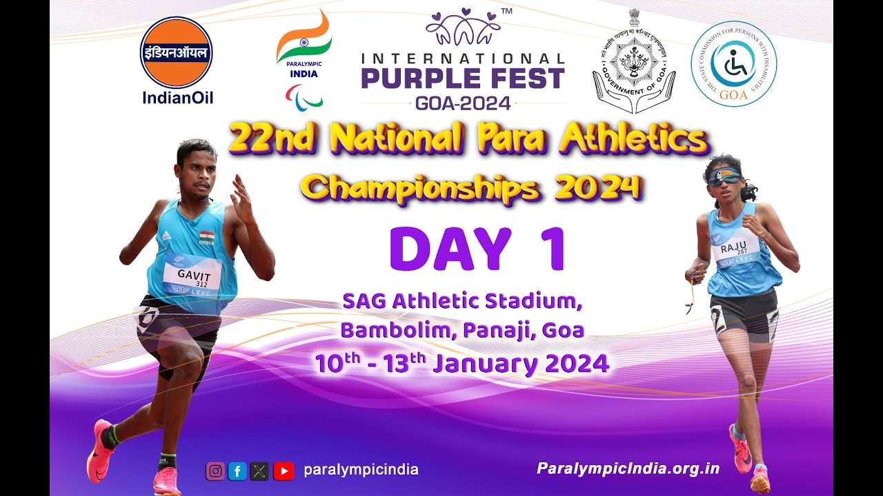INTERNATIONAL PURPLE FEST GOA Day - 1 , 2024.
