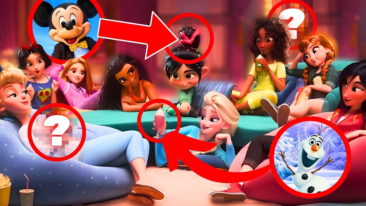Le FILM DISNEY avec le PLUS de DÉTAILS CACHÉS (Ralph 2.0)