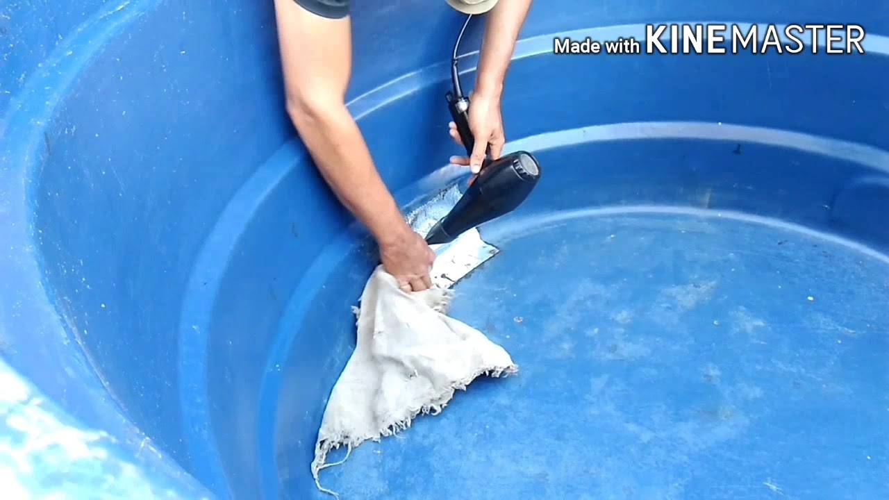 Como fazer remendo em caixa d'água