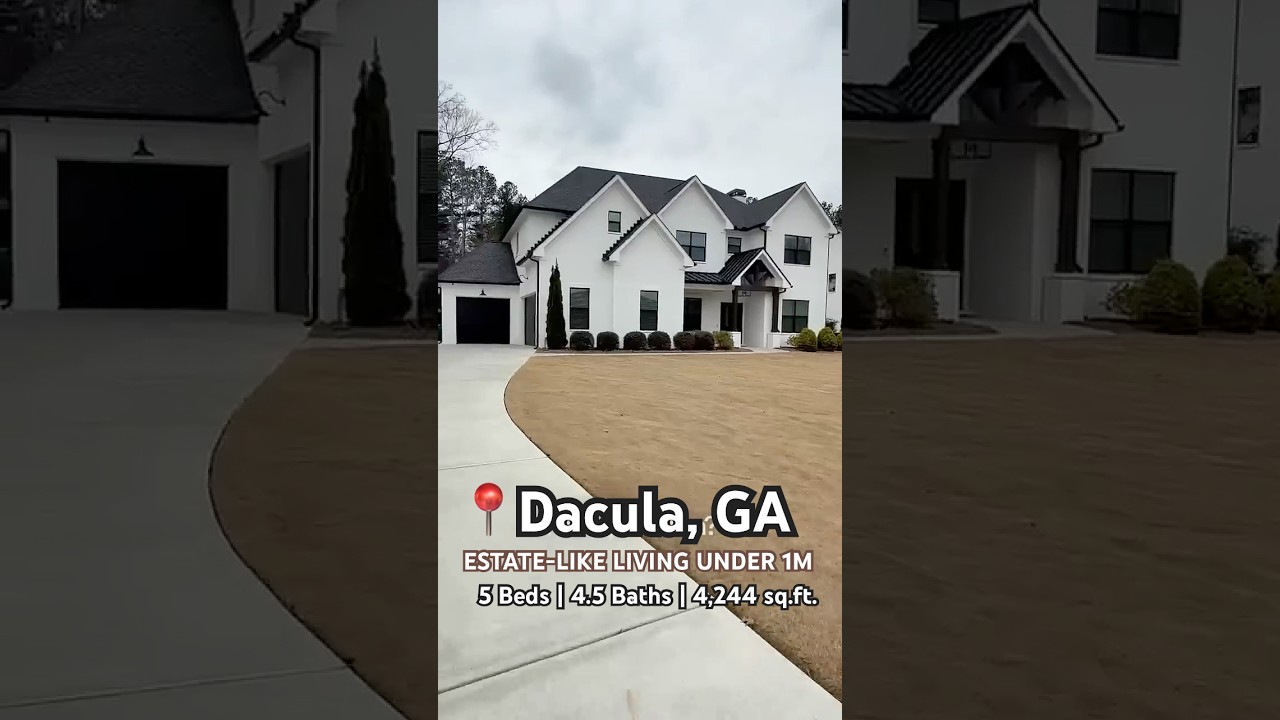 Property Tour custom-built home in Dacula, GA
