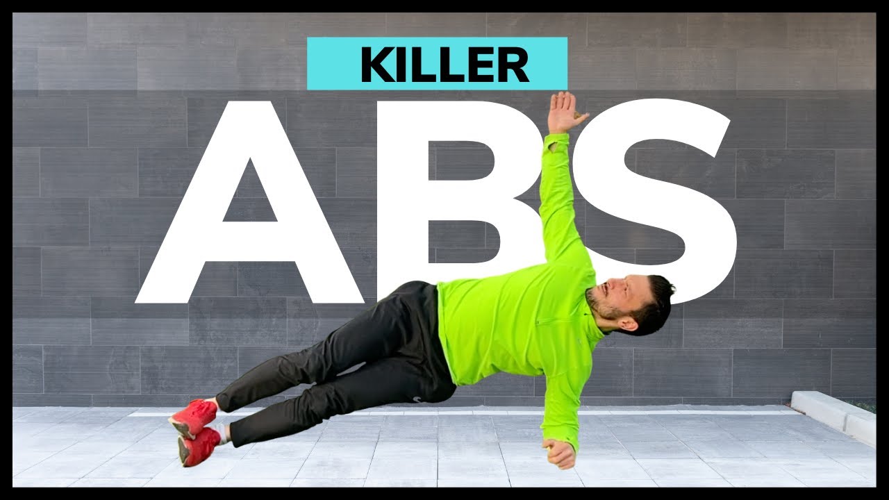 KILLER AB CIRCUIT AT HOME // 15 Minute No Equipment Ab Workout