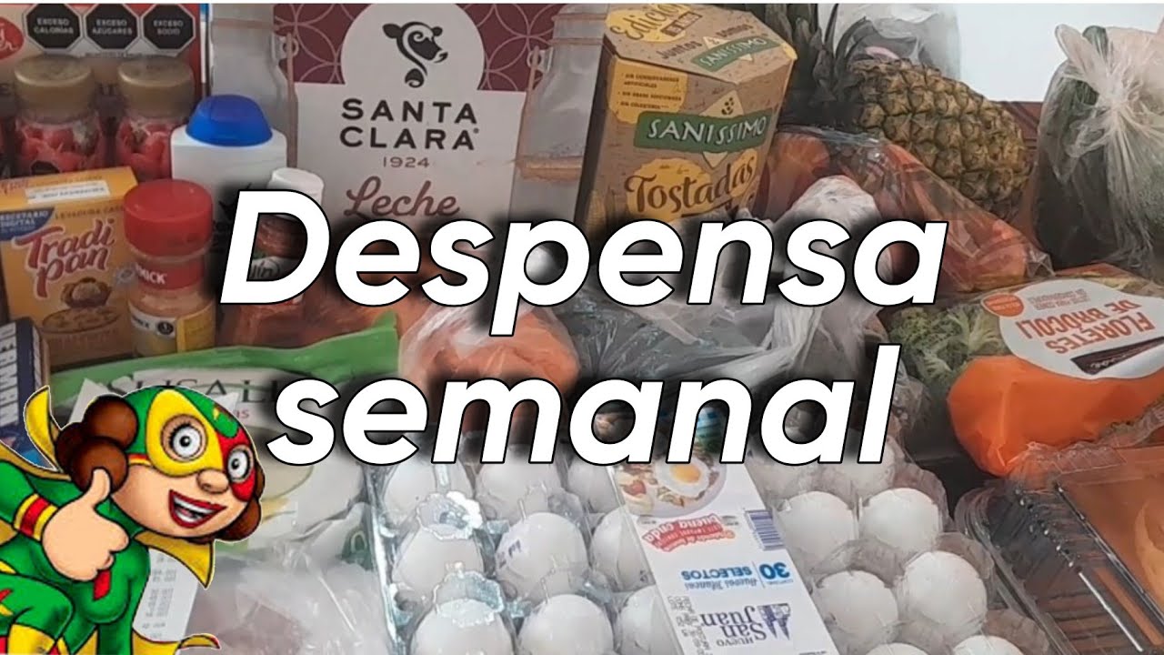 ¿Que consume una familia pequeña? Mi despensa semanal en linea