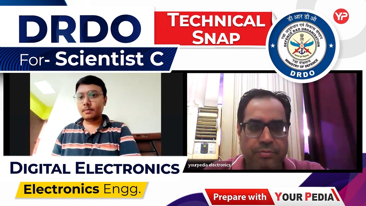Digital Electronics Technical Snap for DRDO Scientist-C | Electronics Engg. | Interview Preparation