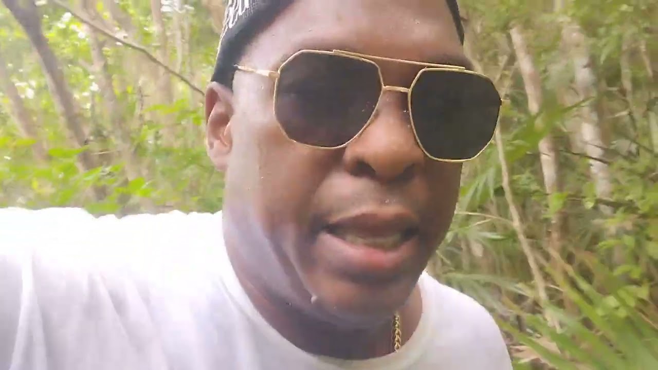 Last push to the top of the Magens bay trail St. Thomas US Vi.