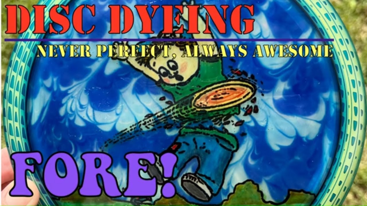 Disc Golf Dyeing Tutorial (and Giveaway) - FORE!