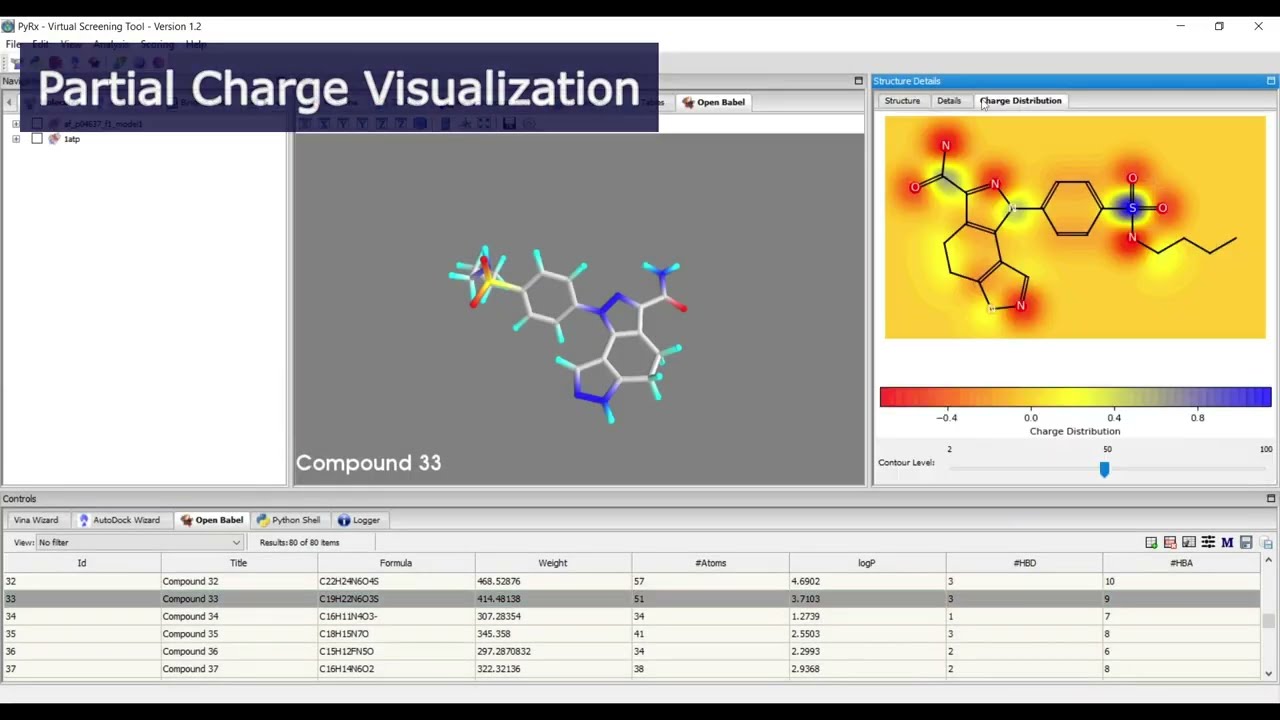 PyRx 1.2 New Features - Molecular Docking and Virtual Screening Software