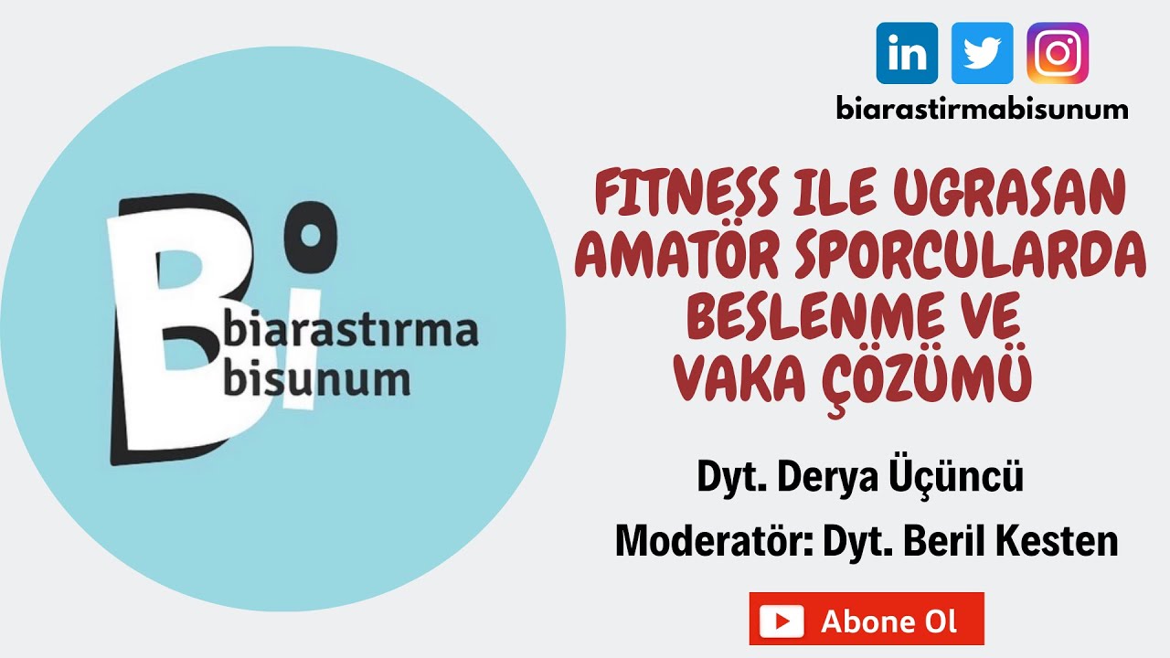 Fitness İle Uğraşan Amatör Sporcularda Beslenme Ve Vaka Çözümü