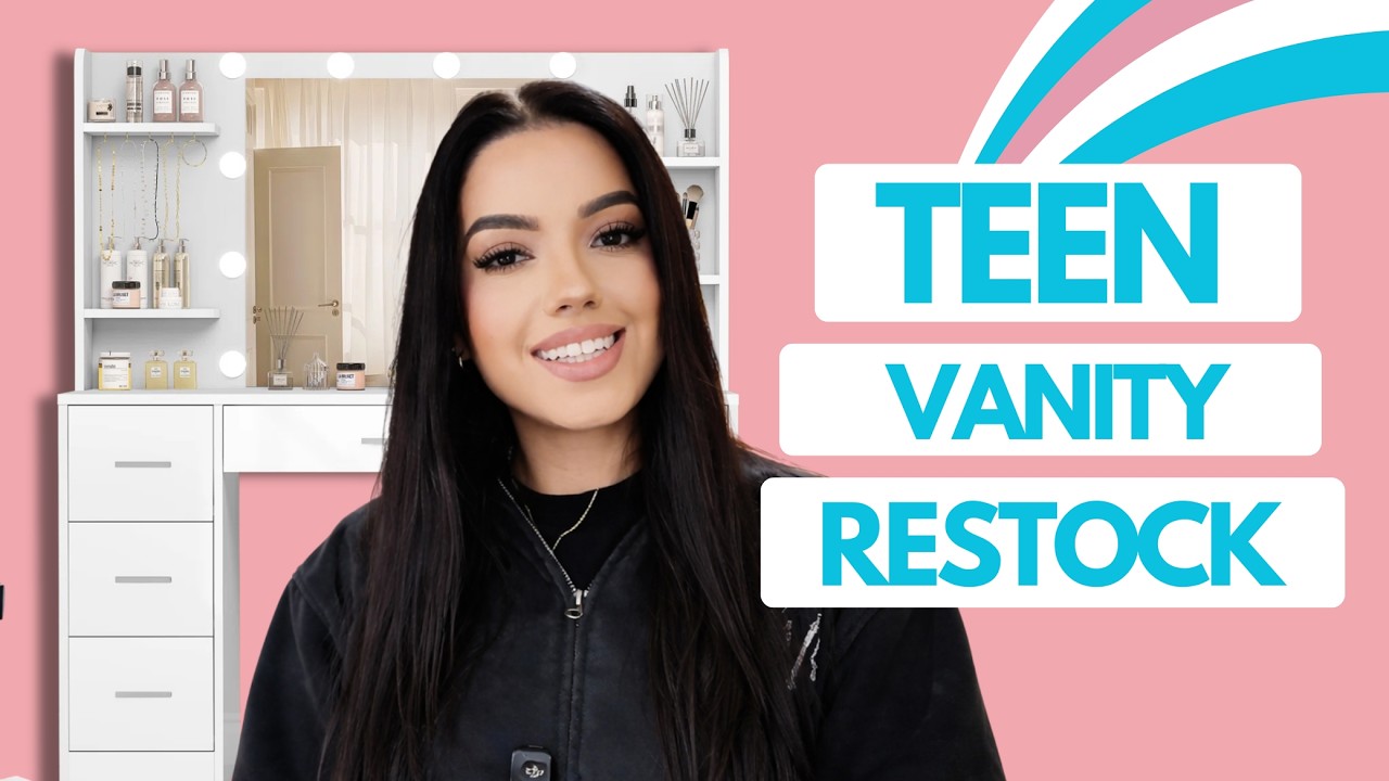 Уборка туалетного столика моей дочери-подростка | Пополнение запасов и организация пространства н...