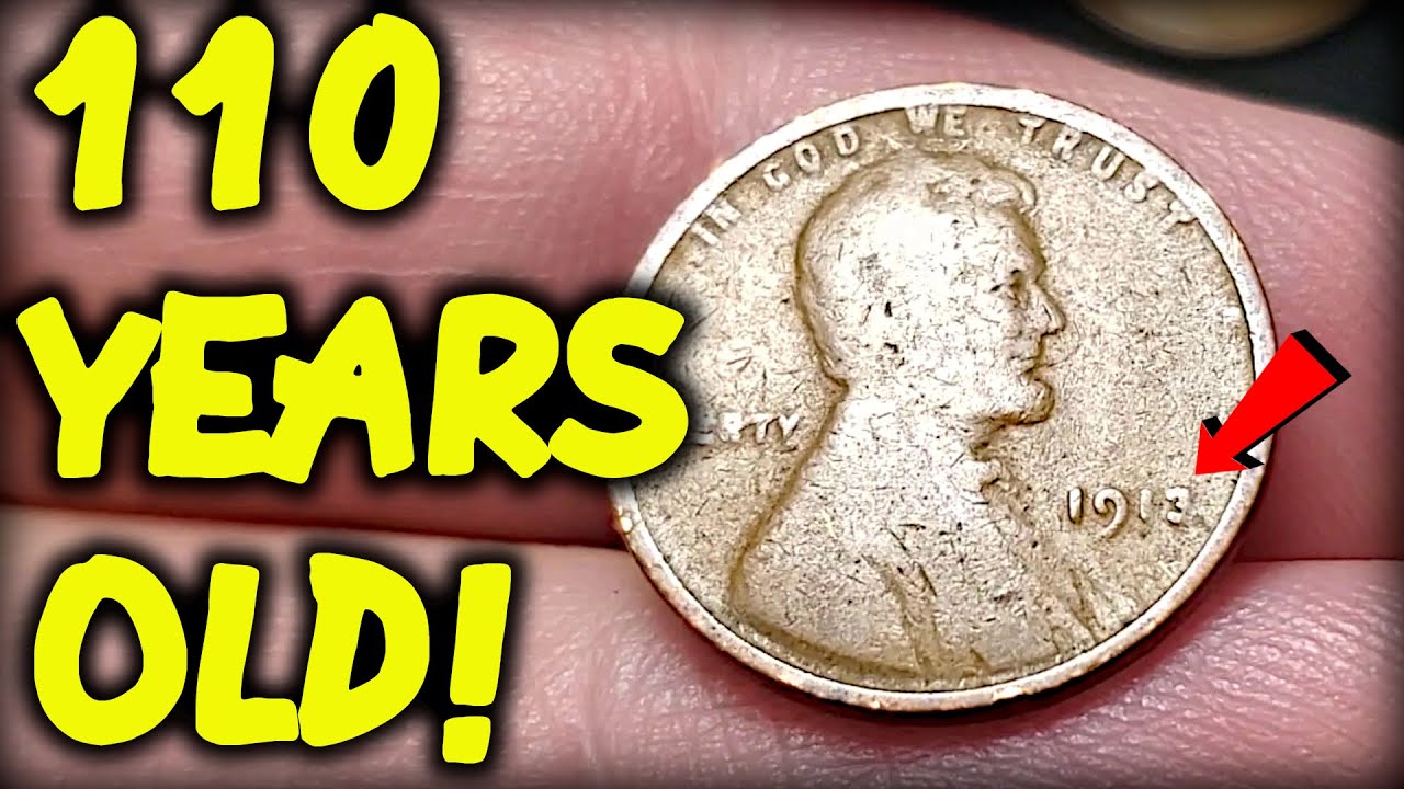 I FOUND A 110 YEAR OLD COIN!!! (COIN ROLL HUNTING PENNIES)