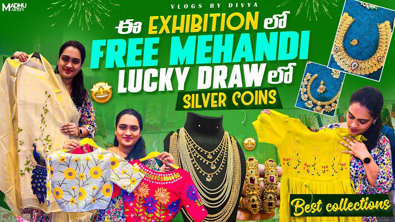 Hyderabad Exhibition 2026 | Free Mehendi & Lucky Draw Silver Coins🤩 | Trendy Collections