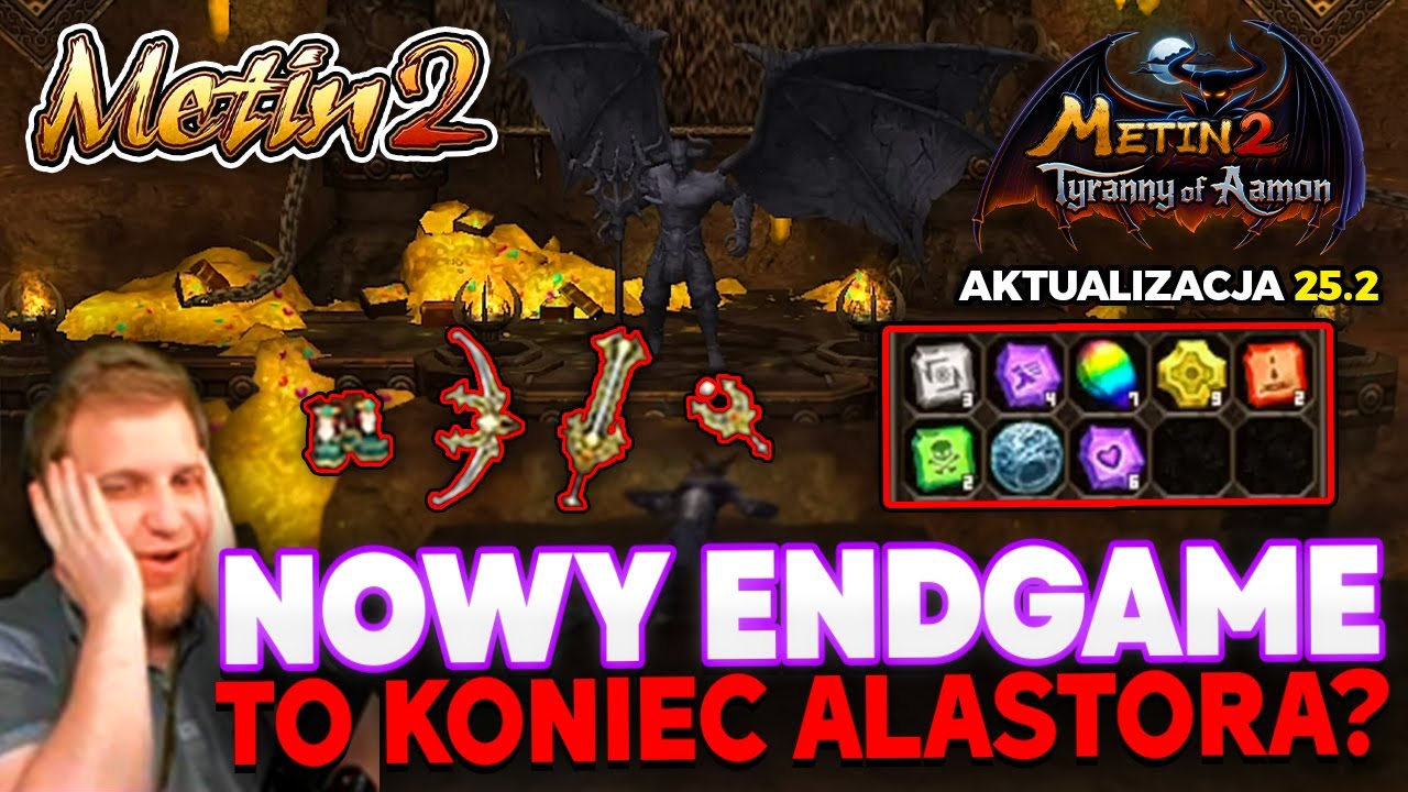 Metin2 - GIGA Aktualizacja 25.2 - Nowe Bronie lepsze o 35% od Wężowych - TO Koniec Alastora?